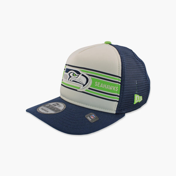 Seattle Seahawks Cream Foam Trucker Snapback