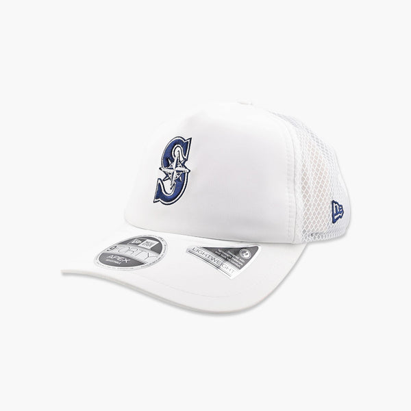 Seattle Mariners 2026 Batting Practice White Apex Trucker Hat