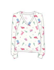 American Honey Ivory Long Sleeve Top