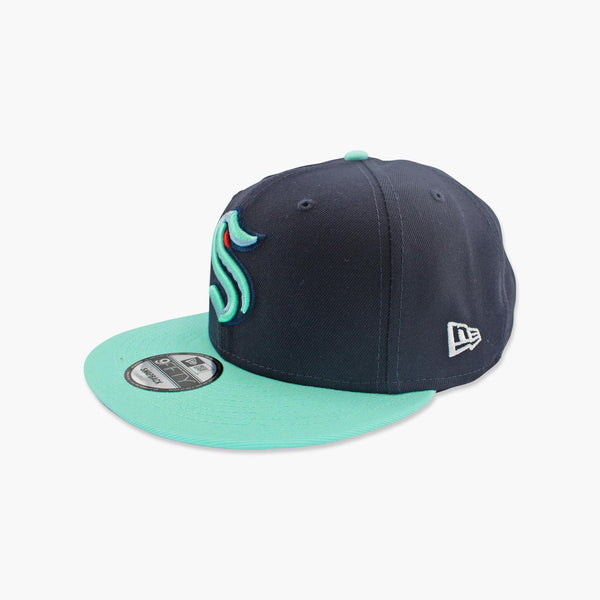 Seattle Kraken Two Tone Classic Logo Snapback