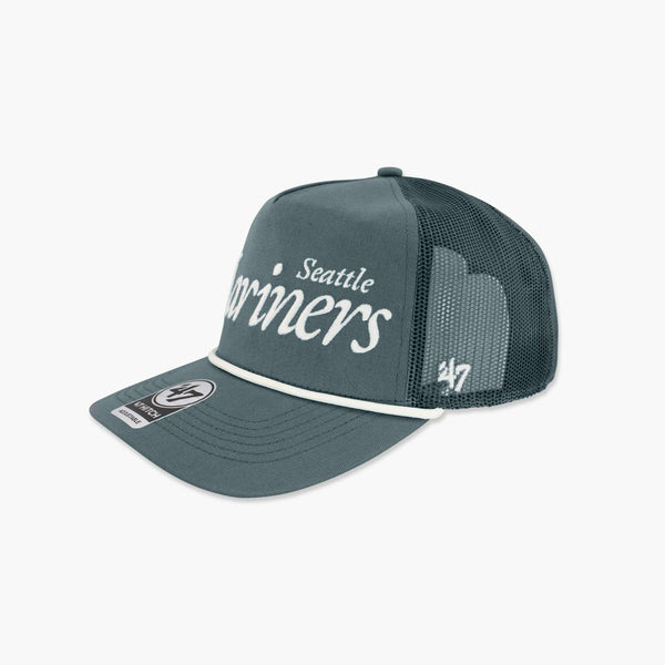 Seattle Mariners Basalt Foundation Script Hitch Trucker Hat