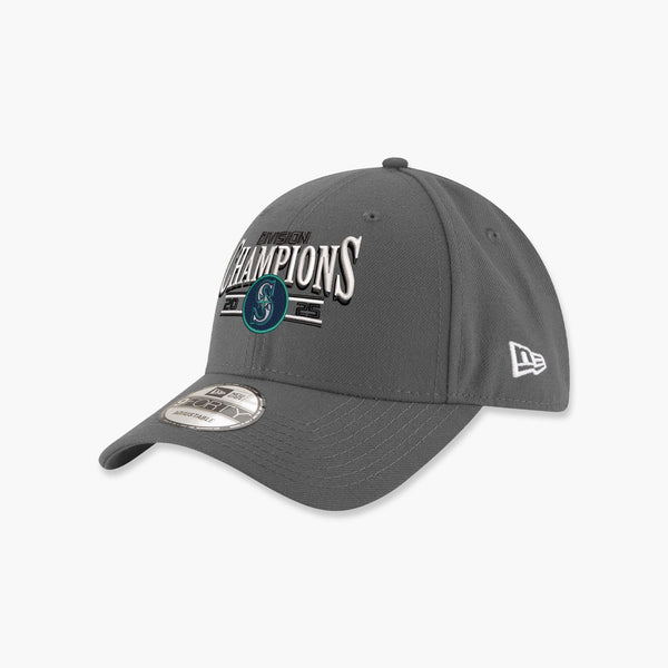 Seattle Mariners Charcoal 2025 Division Champs Replica Adjustable Hat
