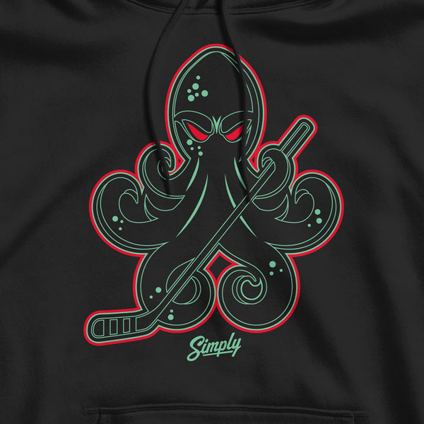 Hocktopus Black Ice Glow In The Dark Hoodie