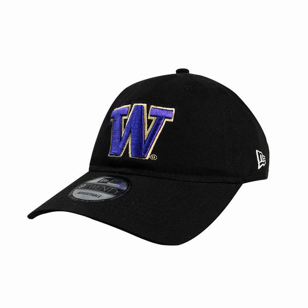 Washington Huskies Black Dad Hat