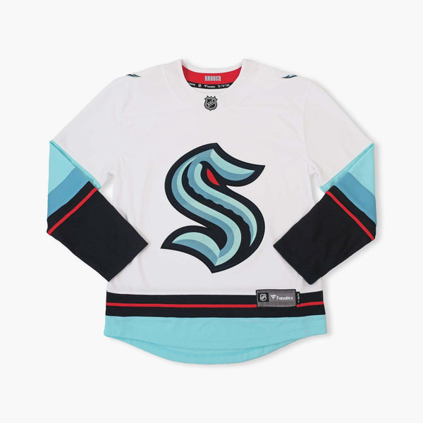Seattle Kraken Away White Breakaway Jersey