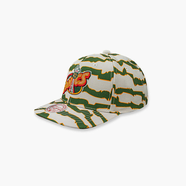 Seattle SuperSonics Tiger Stripes Pro Crown Snapback