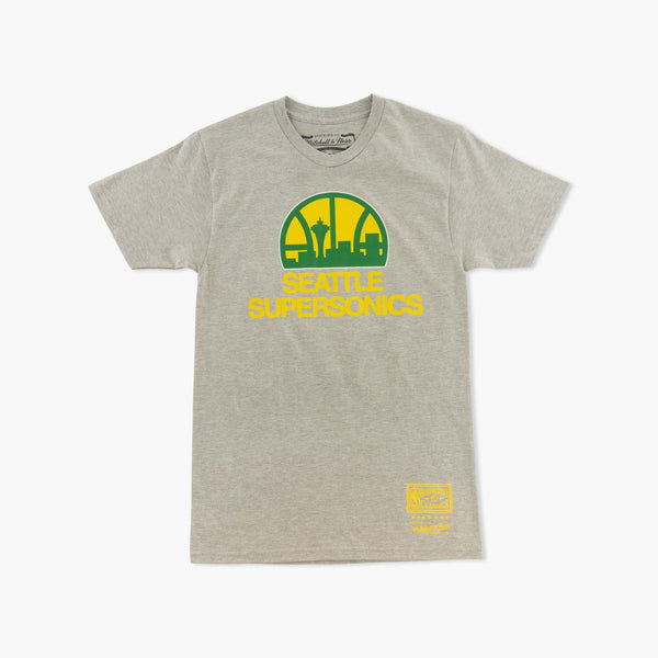 Seattle SuperSonics Grey Skyline Premium T-Shirt