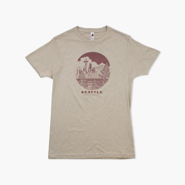 Air Supply Heather Oatmeal Seattle T-Shirt