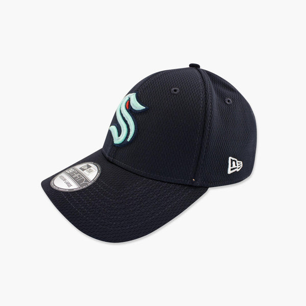 Seattle Kraken Navy Mesh FlexFit Hat
