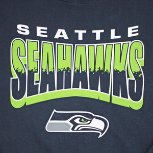 Seattle Seahawks Brush By Headline Crewneck
