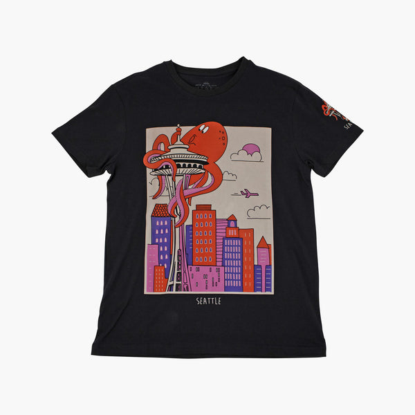 Chalo Space Needle Octopus T-Shirt