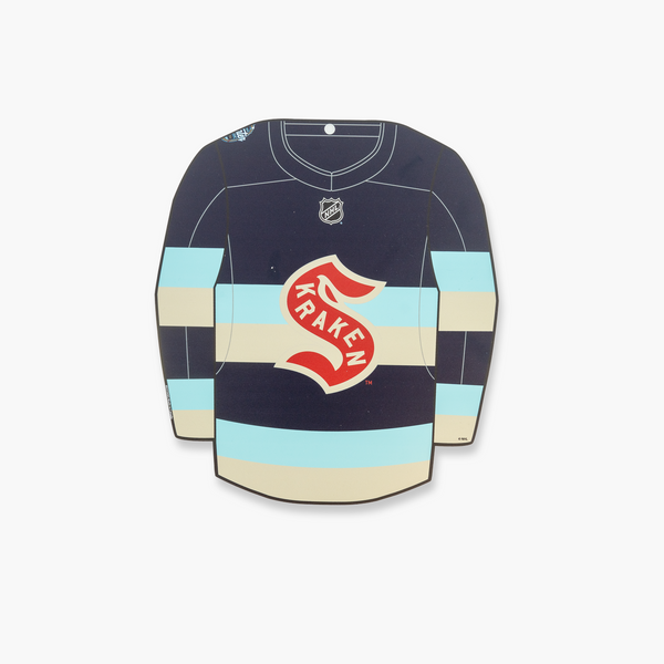 Seattle Kraken Winter Classic Jersey 13x15 Wall Sign