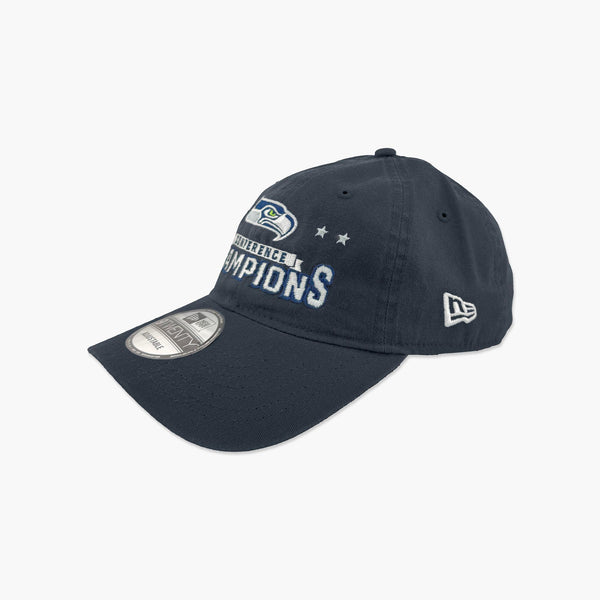 Seattle Seahawks 2025 NFC Conference Champions Replica Navy Adjustable Hat