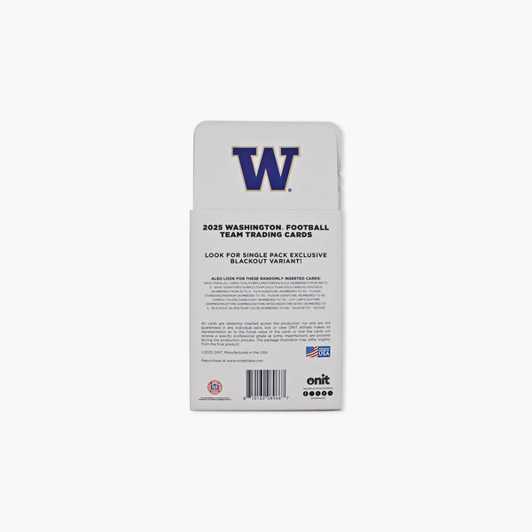 Washington Huskies 2025 Football Cards - Pack of 10