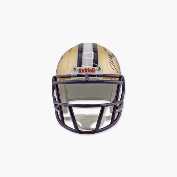 AUTOGRAPHED By Jonah Coleman - Washington Huskies Mini Helmet