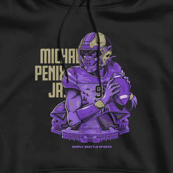 Michael Penix Jr Dawg Legend Premium Hoodie
