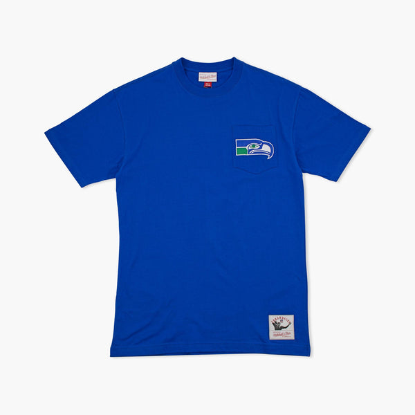 Seattle Seahawks Royal Premium Pocket T-Shirt