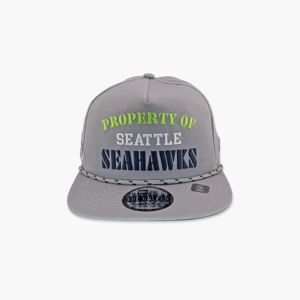 Seattle Seahawks Vintage Grey "Golfer" Snapback