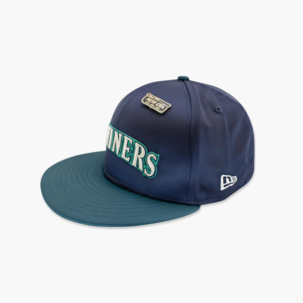 Seattle Mariners Navy Blue Satin Fitted