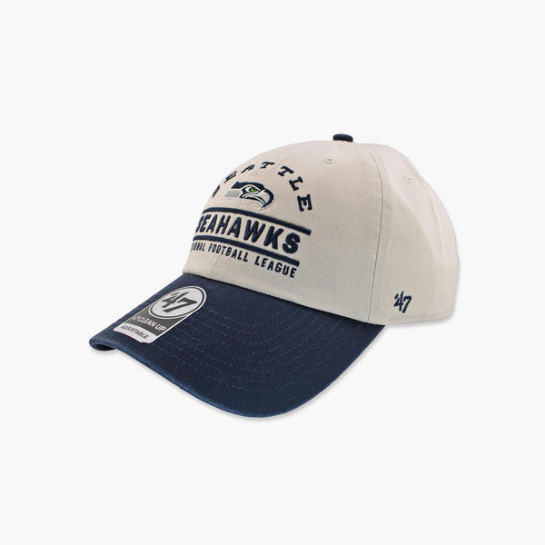 Seattle Seahawks Natural Windham Clean Up Adjustable Hat