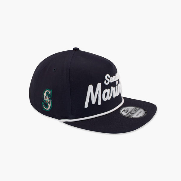 Seattle Mariners Navy Team Text "Golfer" Snapback