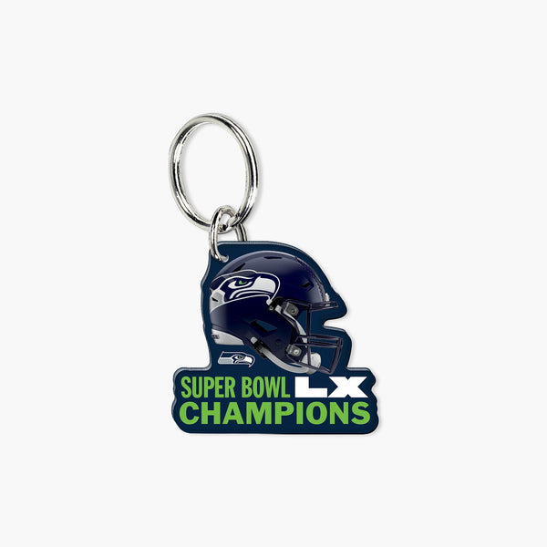 Seattle Seahawks Super Bowl LX Champions Acrylic Key Ring