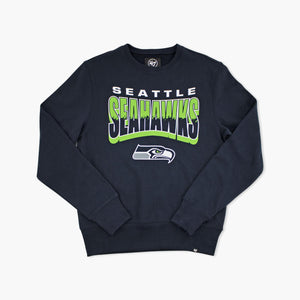 Seattle Seahawks Brush By Headline Crewneck