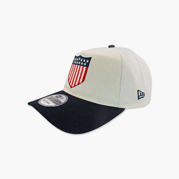 US Soccer Shield Logo A-Frame Snapback Hat