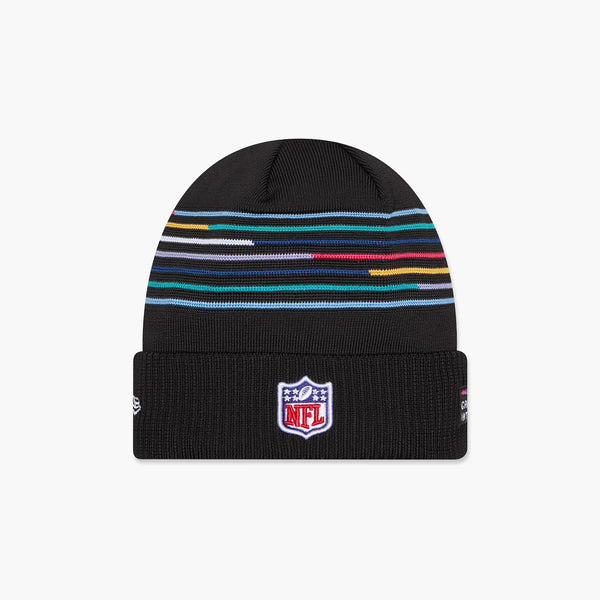 Seattle Seahawks 2025 Crucial Catch Black Beanie