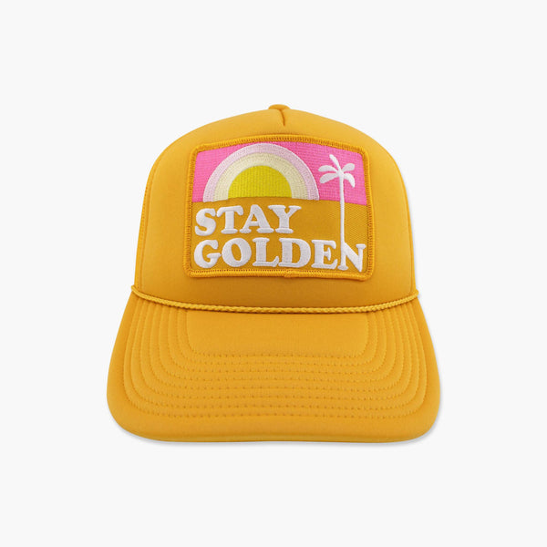 Stay Golden Golden Trucker Hat