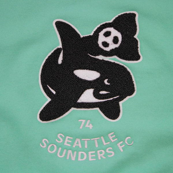Seattle Sounders Ice Blue Whale Crewneck