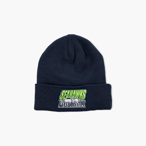 Seattle Seahawks Youth Navy Beanie