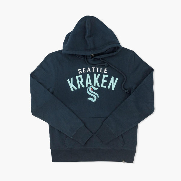 Seattle Kraken Fall Navy Outrush Headline Hoodie