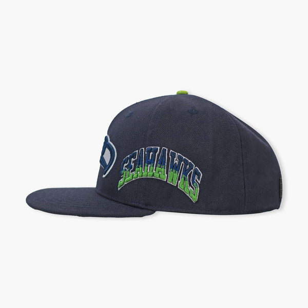 Seattle Seahawks Heritage Dual Patch Wool Snapback