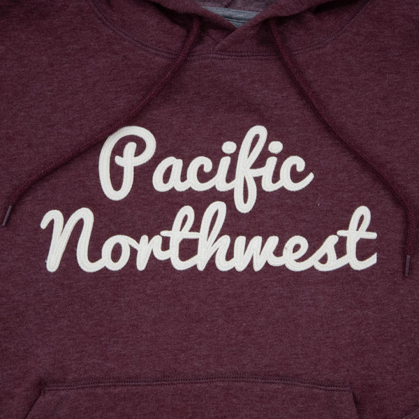 Pacific Northwest Maroon Triumph Womens Hoodie
