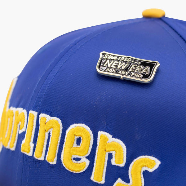 Seattle Mariners Royal Blue Satin Fitted