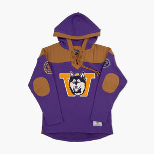Washington Huskies Flannagan Wingback Lacer Hoodie