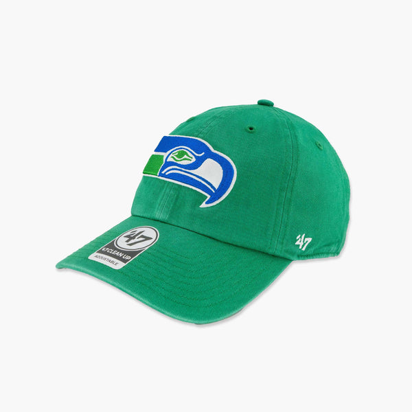 Seattle Seahawks Retro Green Clean Up Adjustable Hat