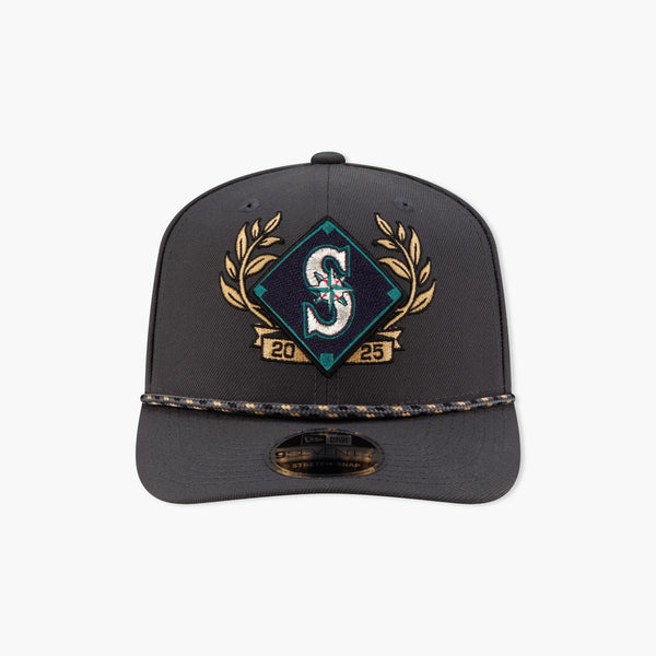 Seattle Mariners Charcoal 2025 American League Division Series Champions Snapback