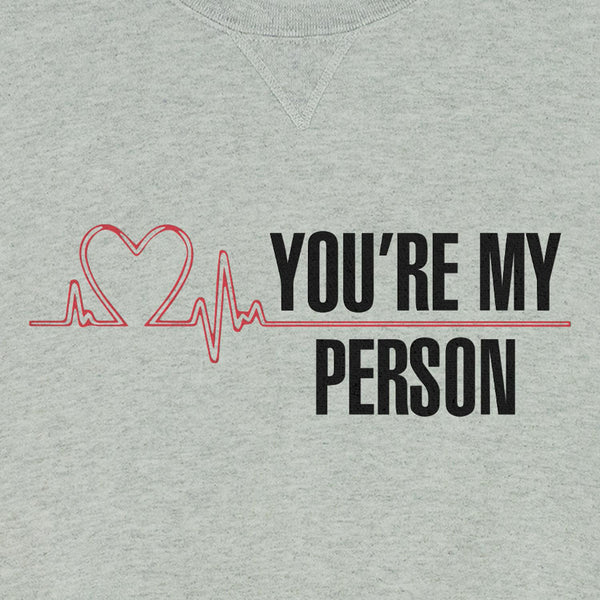 Grey's Anatomy You're My Person Ash Grey Crewneck