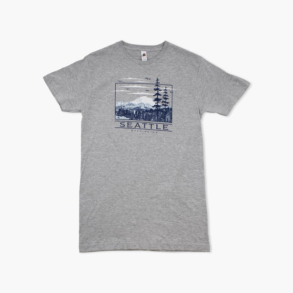Nowhere Fast Heather Grey Seattle T-Shirt