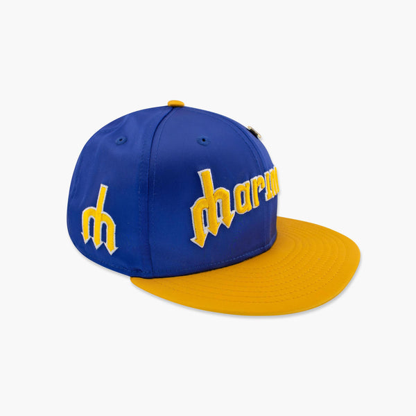 Seattle Mariners Royal Blue Satin Fitted