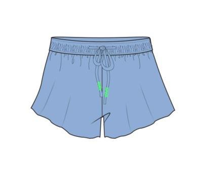 Vacay Vibes Periwinkle Short