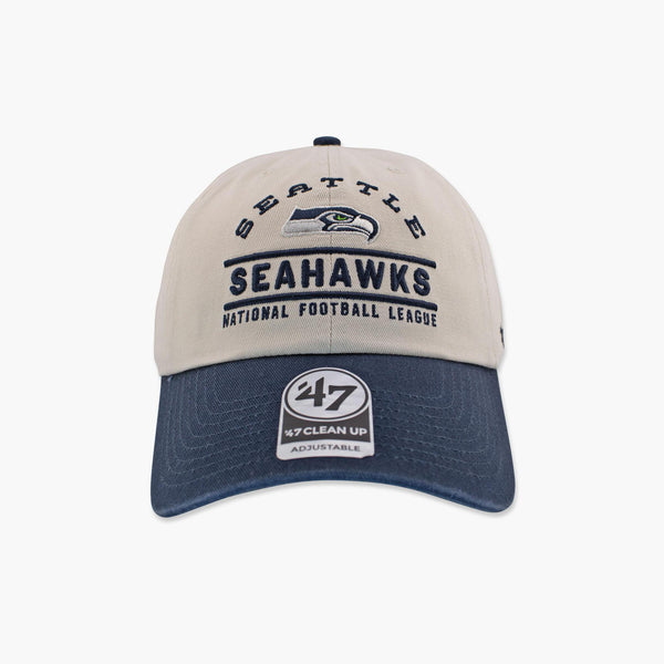 Seattle Seahawks Natural Windham Clean Up Adjustable Hat