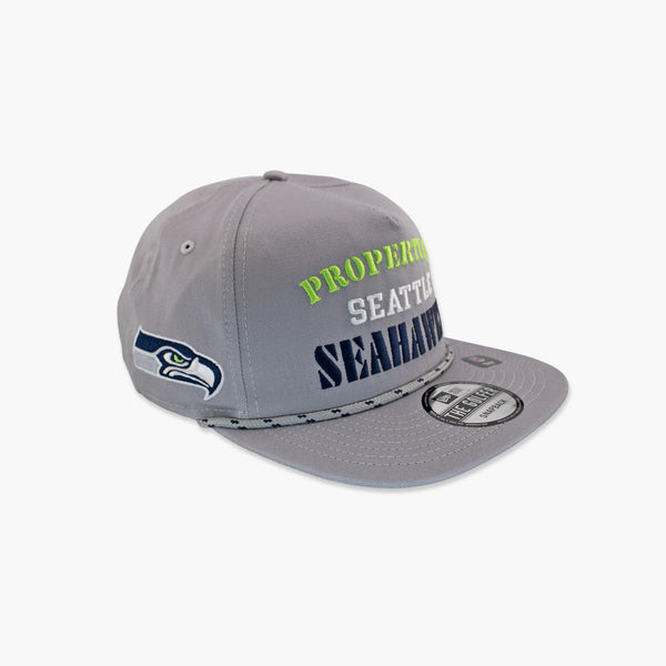 Seattle Seahawks Vintage Grey "Golfer" Snapback