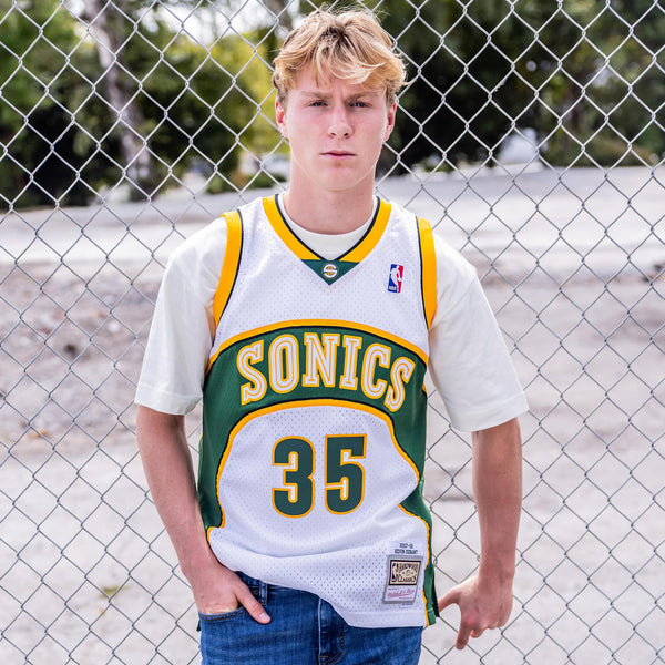 Seattle SuperSonics Kevin Durant 2007 White Swingman Jersey