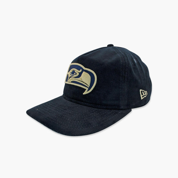 Seattle Seahawks Navy Nostalgic Corduroy Snapback