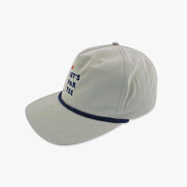 Let's Par Tee Grey Hat