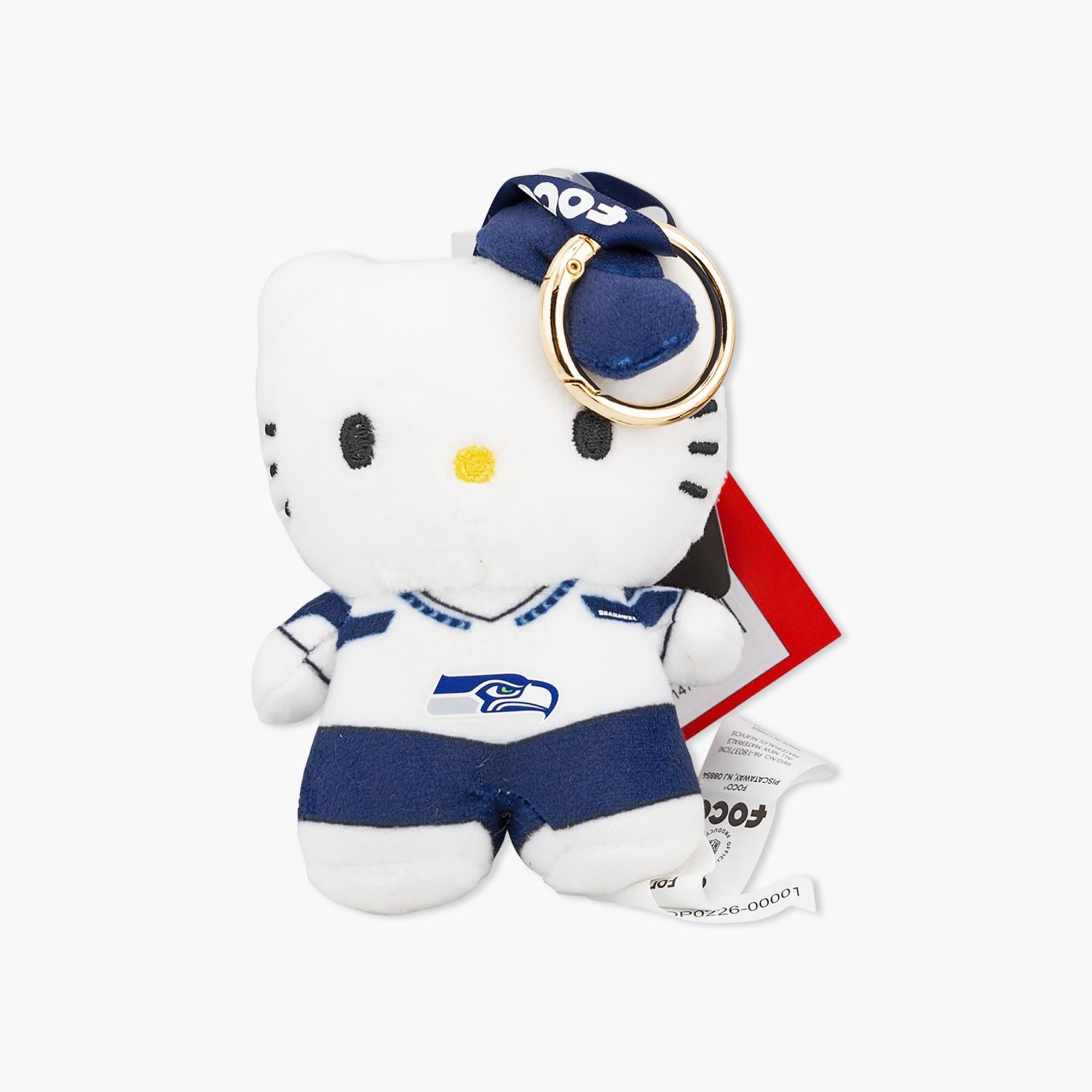 Seattle Seahawks Hello Kitty Away Backpack Keychain