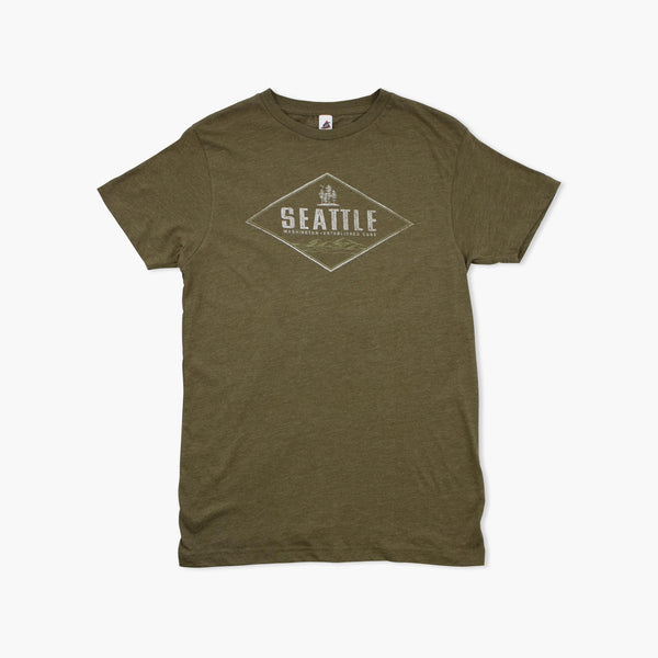 Level Up Army Heather Seattle T-Shirt